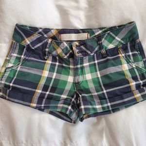 Hollister Plaid Shorts